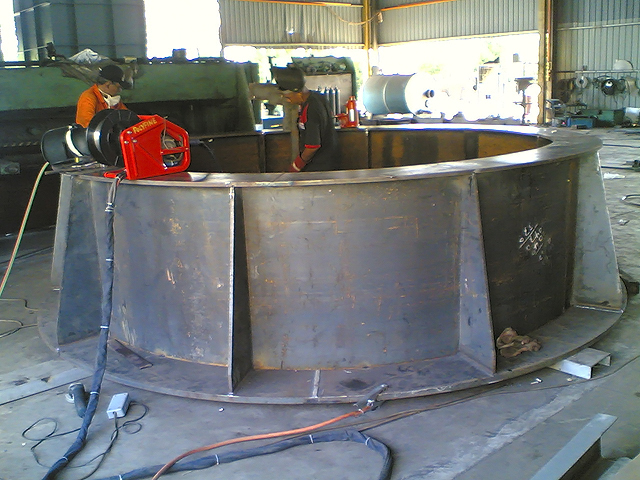 Thermal Oil Coil Support Duct
